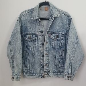 Levi's Vintage Acid Wash Denim Jacket (oversized)